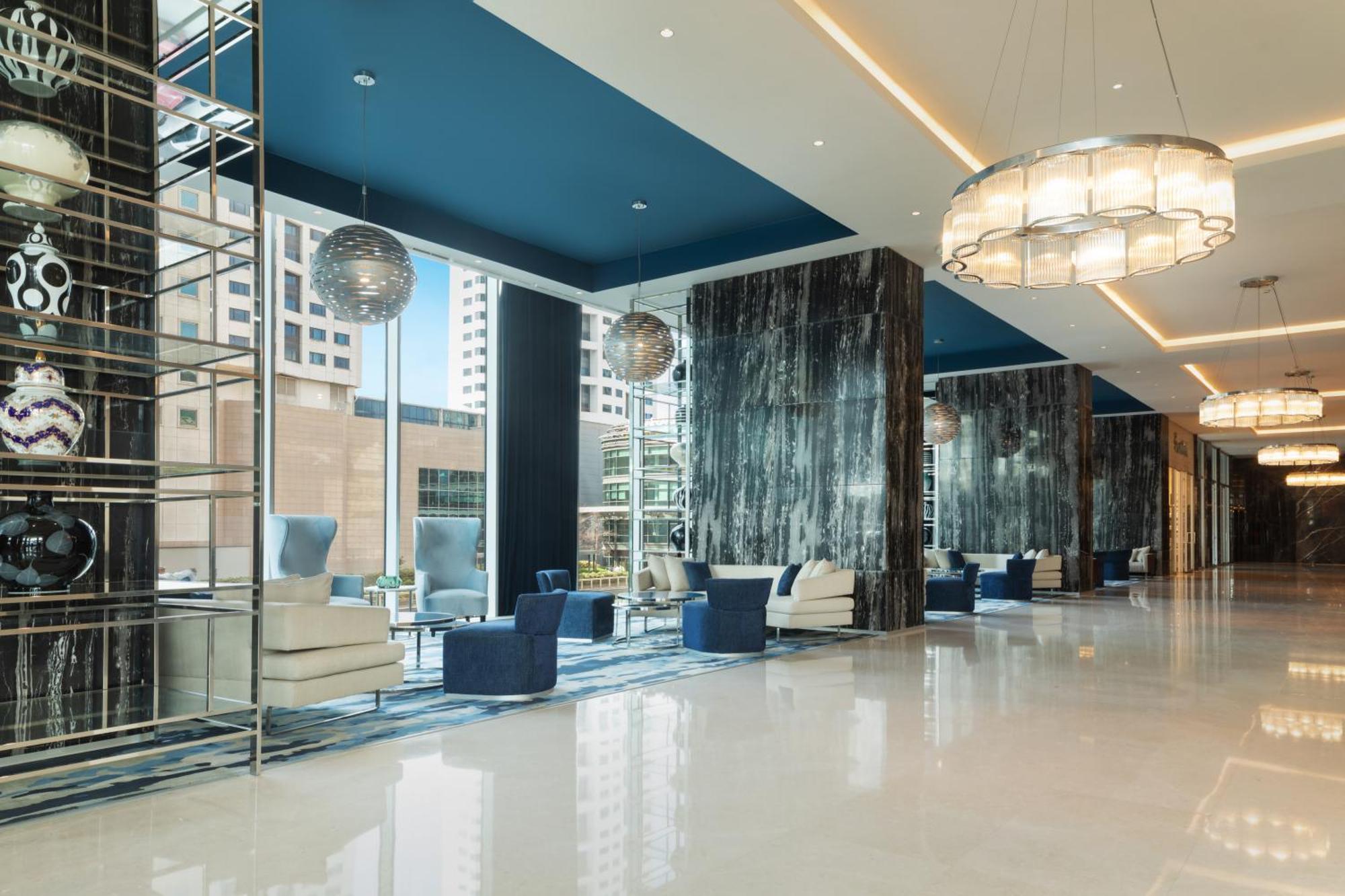 Wyndham Grand Istanbul Levent Hotel & Conference Center 伊斯坦布尔 外观 照片 Lobby